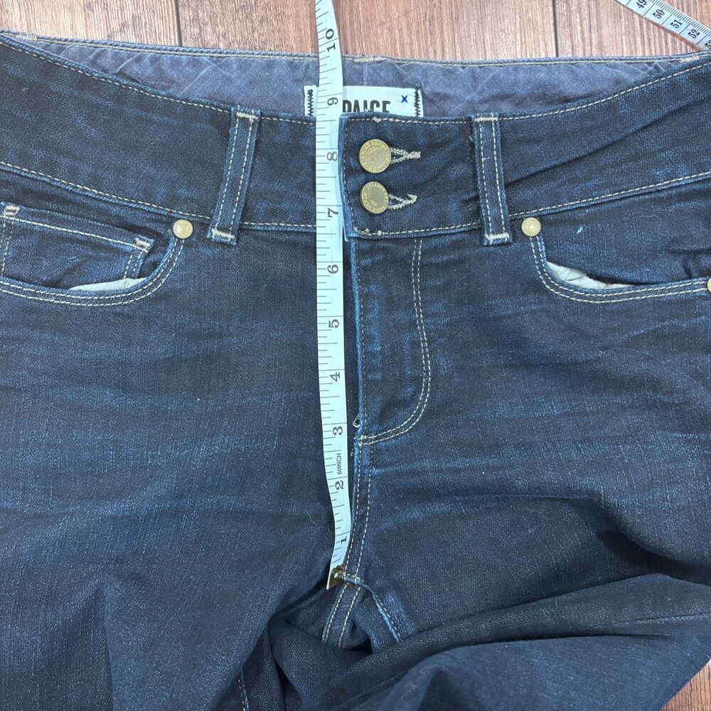 PAIGE Hidden Hills Dark Wash Boot Cut Jeans Size 27 - 0196055-541 Mid Rise USA - Picture 11 of 13